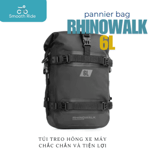 [Chính Hãng] Túi Treo Hông, Treo Chống Đổ Rhinowalk 6L – có quai đeo, phù hợp touring/off-road – bền, chắc chắn