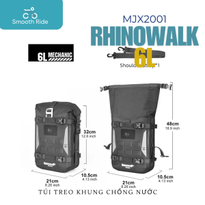 [Chính Hãng] Túi Gắn Khung Chống Đổ Rhinowalk 6L Mechanic Series X, Chống Nước, Đa Năng | Smooth Ride